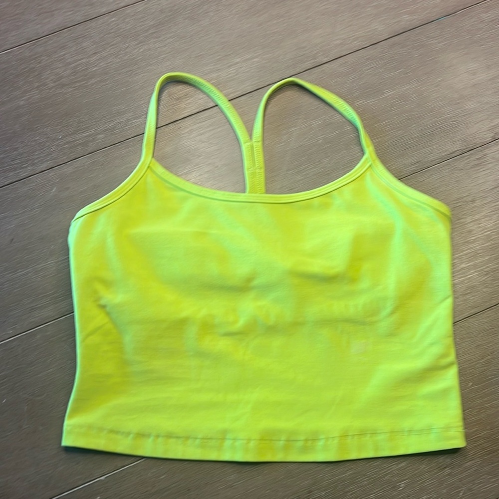 Beyond yoga, Spacedye Slim Racerback Cropped Tank, Size SM